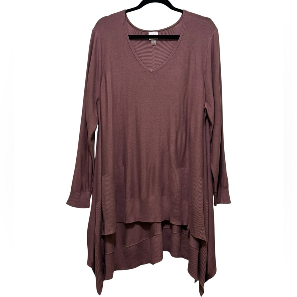 Cupio Dusty Rose‎ Asymmetrical Tunic